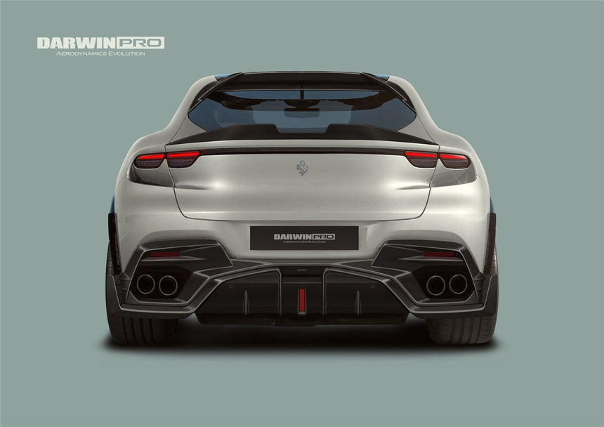 2023-UP Ferrari Purosangue F175 Carbon Fiber Trunk Spoiler DarwinPRO iMP Design Ver.2