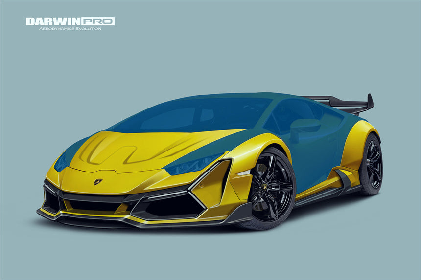 2015-2022 Lamborghini Huracan LP610 & LP580 Coupe Only BKSSII Style Full Wide Body Kit