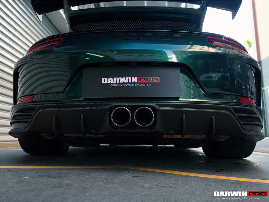 2017-2019 Porsche 911 991.2 GT3 Only BKSS Style Carbon Fiber Rear Lip Diffuser
