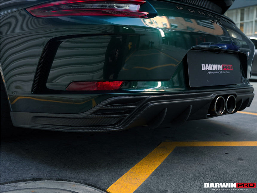 2017-2019 Porsche 911 991.2 GT3 Only BKSS Style Carbon Fiber Rear Lip Diffuser