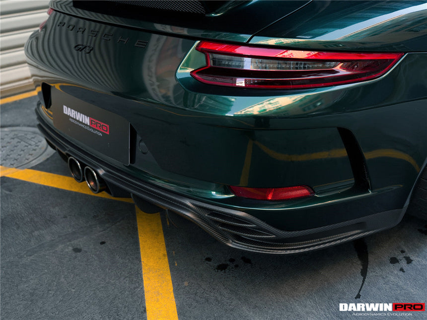 2017-2019 Porsche 911 991.2 GT3 Only BKSS Style Carbon Fiber Rear Lip Diffuser