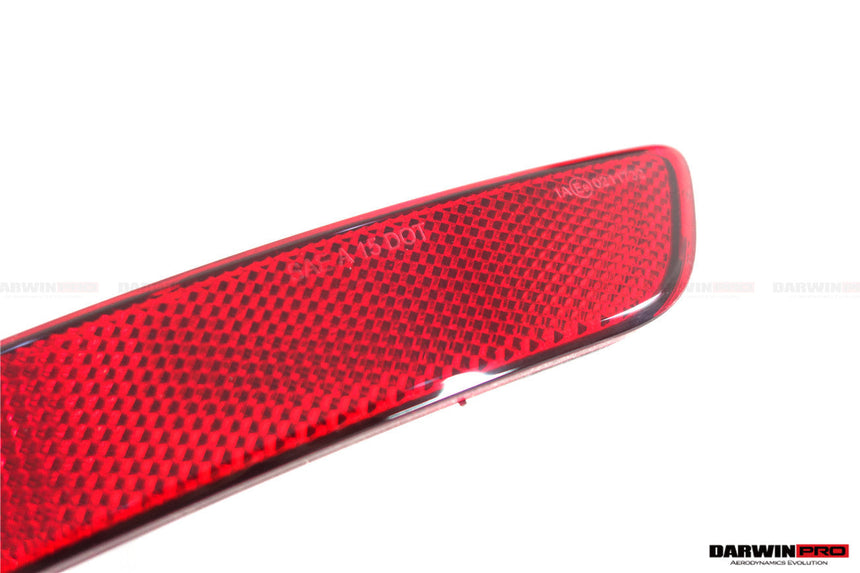 2019-2023 Porsche 911 992 Carrera & S & 4 & 4S & Targa & Cabriolet GT3 Style Rear Bumper Red Reflector Panels