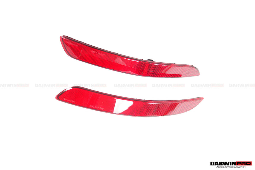 2019-2023 Porsche 911 992 Carrera & S & 4 & 4S & Targa & Cabriolet GT3 Style Rear Bumper Red Reflector Panels
