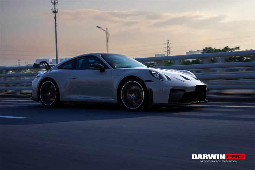 2019-UP Porsche 911 992 Autoclave Carbon Fiber Side Skirts DarwinPRO (GT3 Facelift) Fits Carrera, S, 4, 4S, Targa, Cabriolet