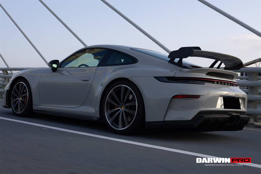 2019-UP Porsche 911 992 Autoclave Carbon Fiber Side Skirts DarwinPRO (GT3 Facelift) Fits Carrera, S, 4, 4S, Targa, Cabriolet