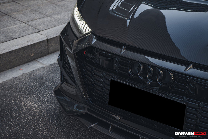 DarwinPRO 2019-UP Audi RS6 C8 Avant & RS7 C8 Quattro IMP Performance Front Bumper Grille Cover