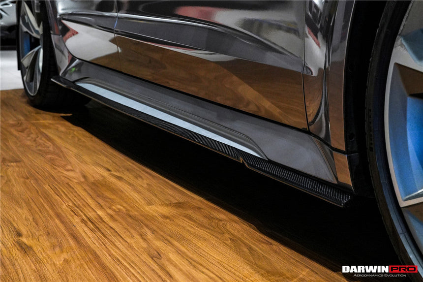 DarwinPRO 2019-UP Audi RS6 Avant C8 & RS7 C8 Quattro IMP Performance Ver.2 Side Skirts Under Board