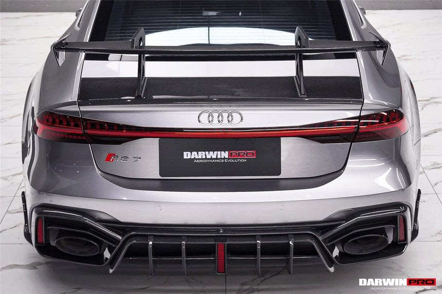 DarwinPRO 2019-UP Audi RS7 A7 S7 C8 Quattro IMP Design Carbon fiber Trunk Spoiler Wing
