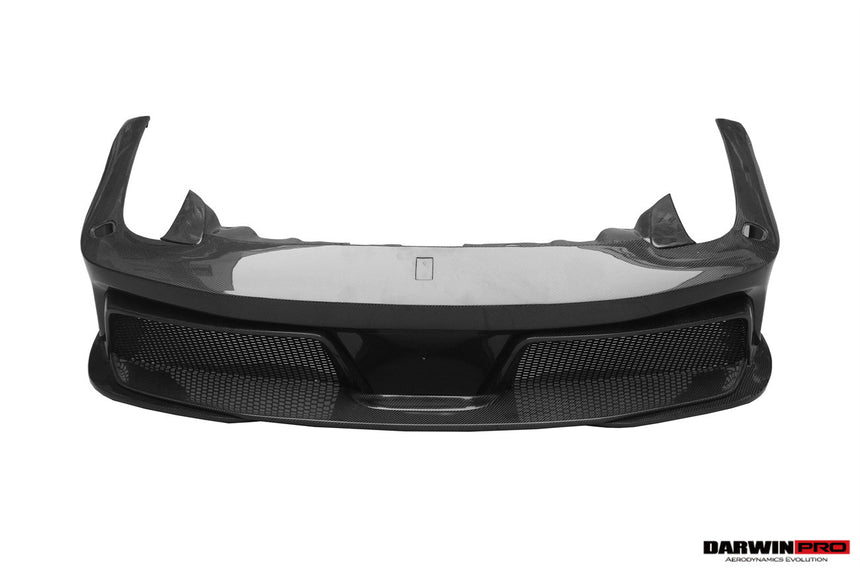 2010-2015 Ferrari 458 Italia and Spider Carbon Fiber Hood and Partial Carbon Fiber Front bumper DarwinPRO (BKSS Design)