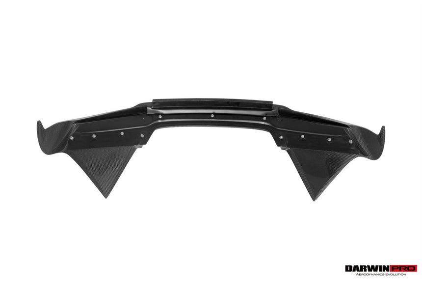 2010-2015 Ferrari 458 Italia Partial Carbon Fiber Rear Bumper And Fiber Trunk With Tail Light Cover DarwinPRO (BKSS Design)