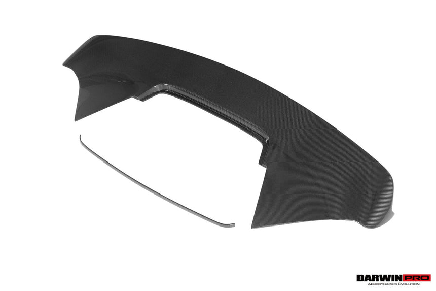 2010-2015 Ferrari 458 Italia Partial Carbon Fiber Rear Bumper And Fiber Trunk With Tail Light Cover DarwinPRO (BKSS Design)