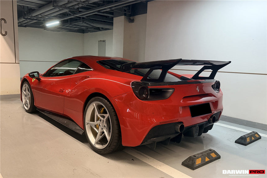 2015-2020 Ferrari 488 GTB Carbon Fiber Wing DarwinPRO (SF90XX Style)