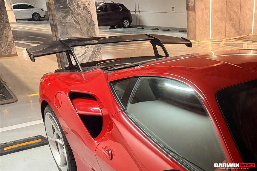 2015-2020 Ferrari 488 GTB Carbon Fiber Wing DarwinPRO (SF90XX Style)