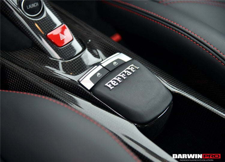 2015-2020 Ferrari 488 Dry Carbon Fiber Bridge Support & Windows Switches Panel | Fits GTB, Spider