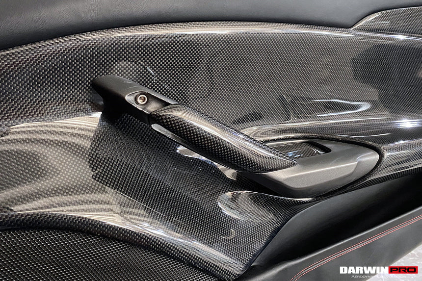 2015-2020 Ferrari 488 GTB & Spider Carbon Fiber Door Handle Interior