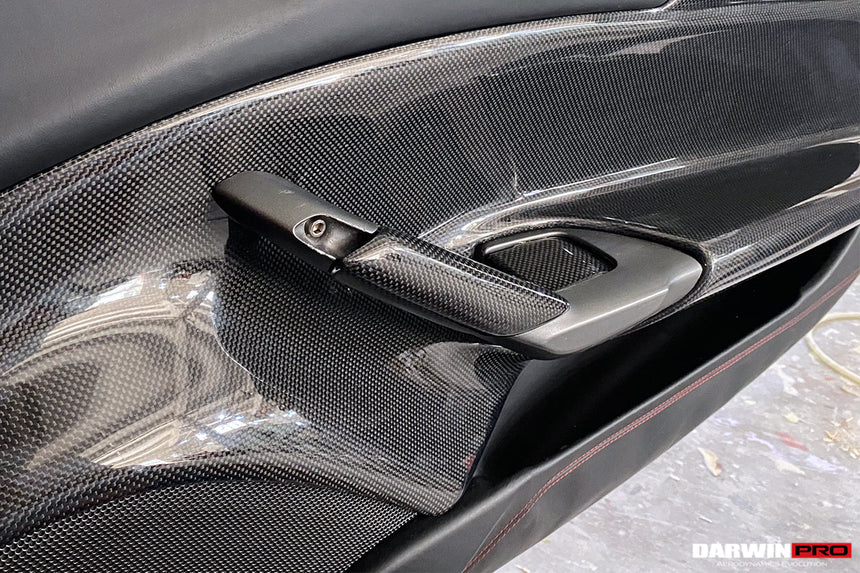 2015-2020 Ferrari 488 GTB & Spider Carbon Fiber Door Handle Interior