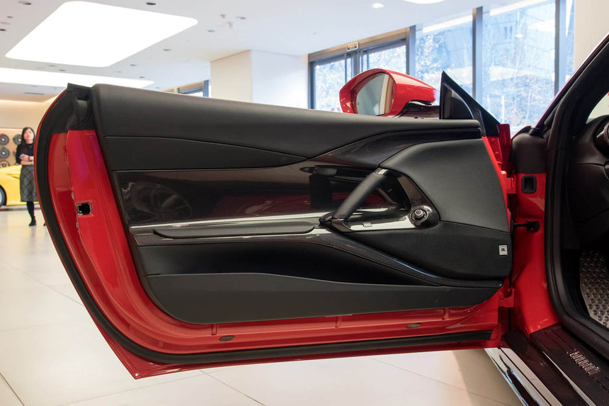 2017-2026 Ferrari 812 Superfast & GTS Dry Carbon Fiber Doo Panel Interior DarwinPRO (OE)