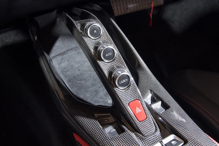 2017-2026 Ferrari 812 Superfast & GTS OE Style Dry Carbon Fiber Bridge Control