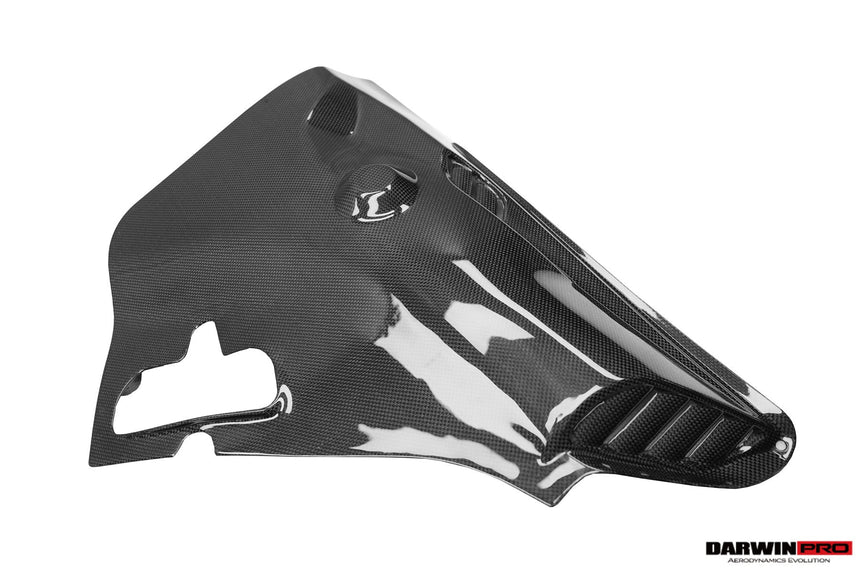 DarwinPRO 2023-UP Ferrari Purosangue FUV Type F175 OEM Style Dry Carbon Fiber Inner Engine Cover (2PCS)