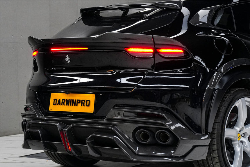 2023-UP Ferrari Purosangue F175 Carbon Fiber Trunk Spoiler DarwinPRO iMP Design