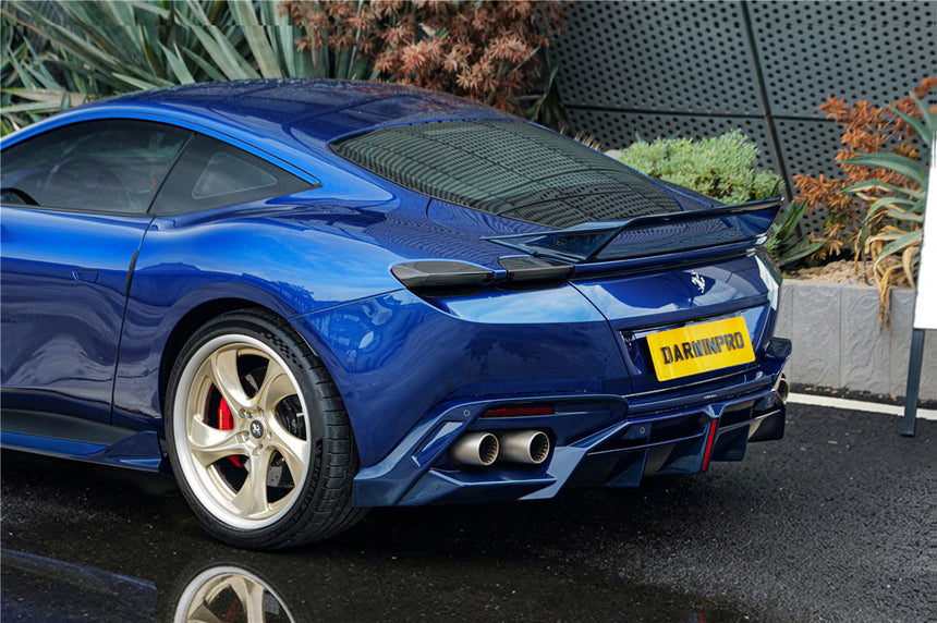 2020-UP Ferrari Roma Carbon Fiber Rear Diffuser DarwinPRO (BKSS Design)
