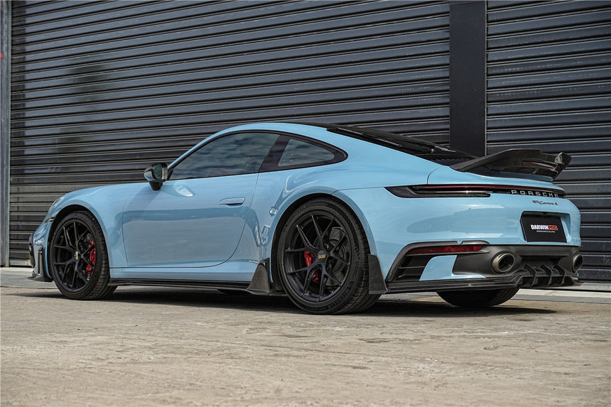 2019-UP Porsche 911 992 Carbon Fiber Side Skirts DarwinPRO (BKSSII) Fits Carrera, S, 4, 4S, Targa, Cabriolet
