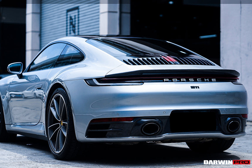 DarwinPRO 2019-UP Porsche 911 992 Carrera S 4 4S Targa Cabriolet BKSS Style Trunk Wing