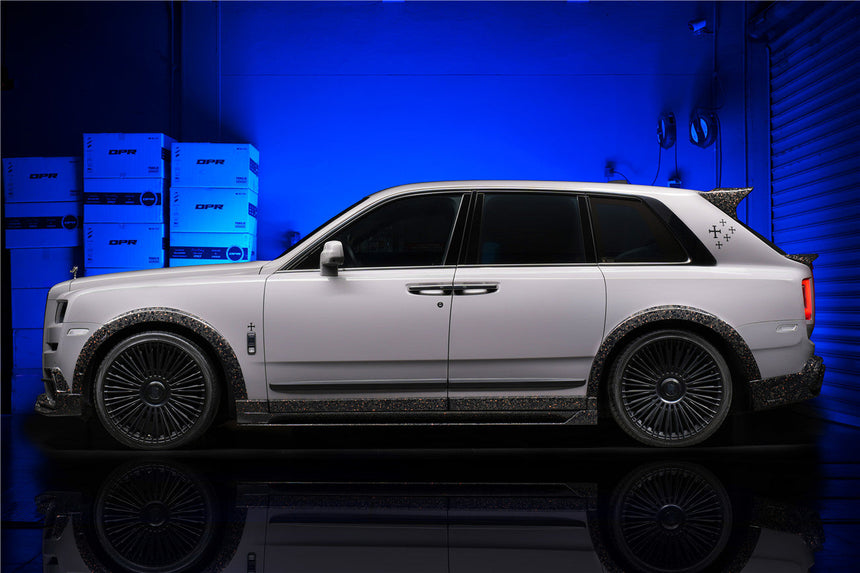 2018-2024 Rolls-Royce Cullinan BKSS Style Carbon Fiber Side Skirts