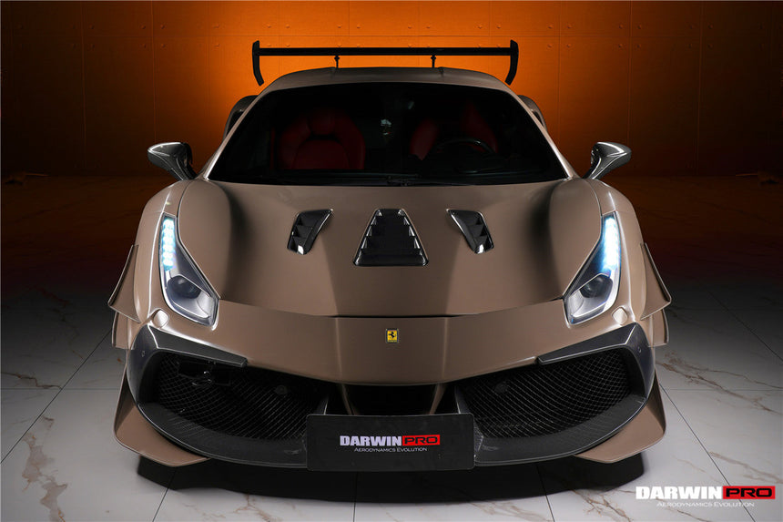 2015-2020 Ferrari 488 GTB & Spyder Challenge Evo Modena Style Hood