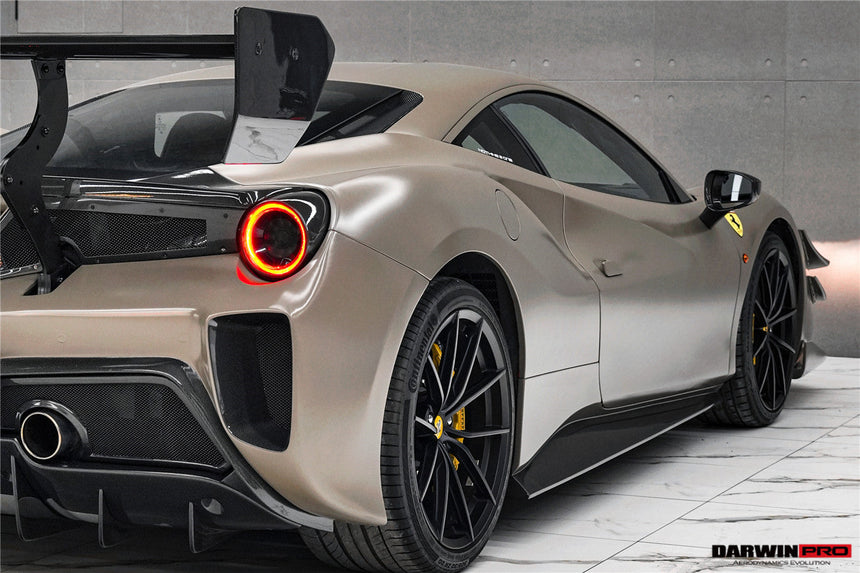 2015-2020 Ferrari 488 GTB & Spyder Challenge Evo Modena Style Side Skirts