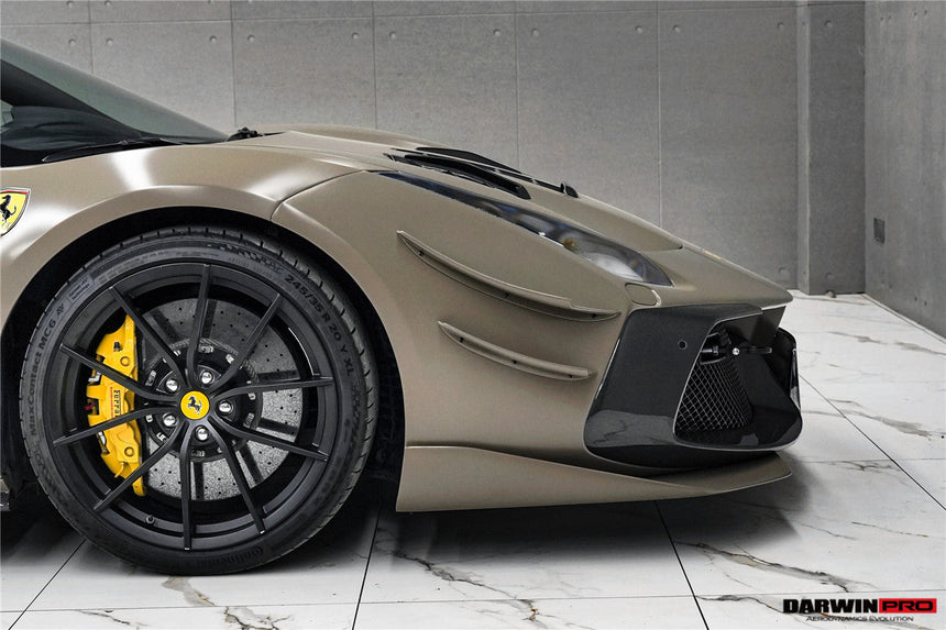 2015-2020 Ferrari 488 GTB & Spyder Challenge Evo Modena Style Front Bumper