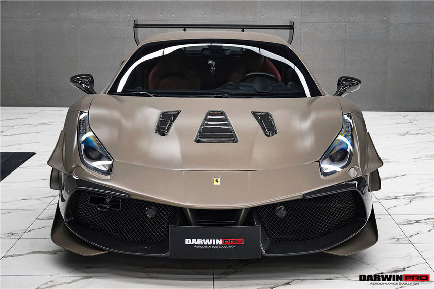 2015-2020 Ferrari 488 GTB & Spyder Challenge Evo Modena Style Hood