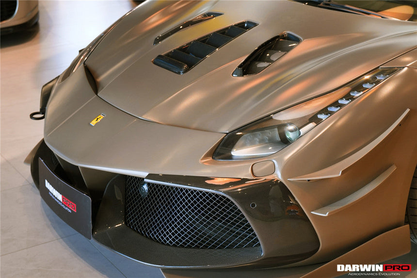 2015-2020 Ferrari 488 GTB & Spyder Challenge Evo Modena Style Front Bumper