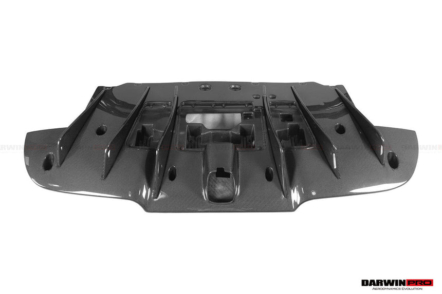 2015-2020 Ferrari 488 GTB Challenge Evo Modena Style Rear Bumper With Deck Lid Wing & Diffuser & Wing