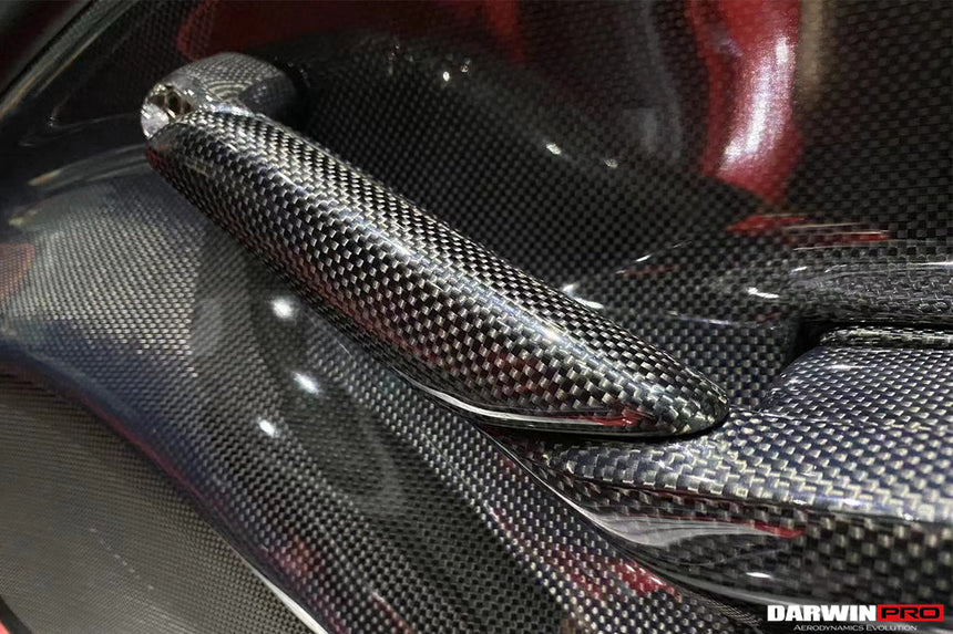 2015-2020 Ferrari 488 GTB & Spider Carbon Fiber Door Handle Interior