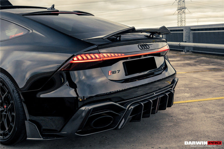 DarwinPRO 2019-UP Audi RS6 Avant C8 RS7 C8 Quattro IMP Design Rear Diffuser