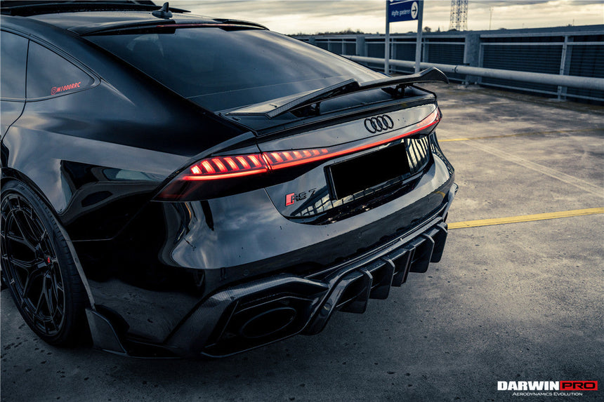 DarwinPRO 2019-UP Audi RS6 Avant C8 RS7 C8 Quattro IMP Design Rear Diffuser