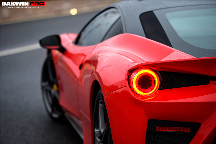 2010-2015 Ferrari 458 Italia Partial Carbon Fiber Full Body Kit DarwinPRO (BKSS Design)