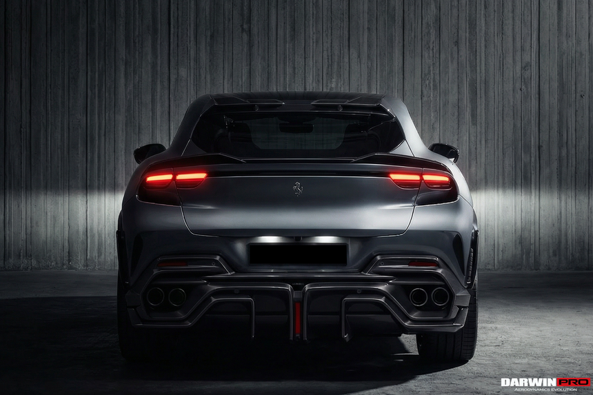 2023-UP Ferrari Purosangue F175 Carbon Fiber Roof Spoiler DarwinPRO iMP Design