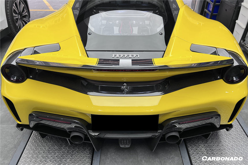 2018-2022 Ferrari 488 PISTA NV Style Carbon Fiber Trunk Spoiler Wing