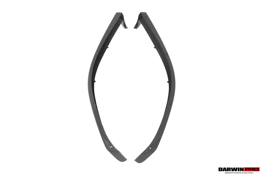DarwinPRO 2022-2026 Ferrari 296 GTB & GTS Type F171 OE Style Carbon Fiber Front Bumper Lip Splitter