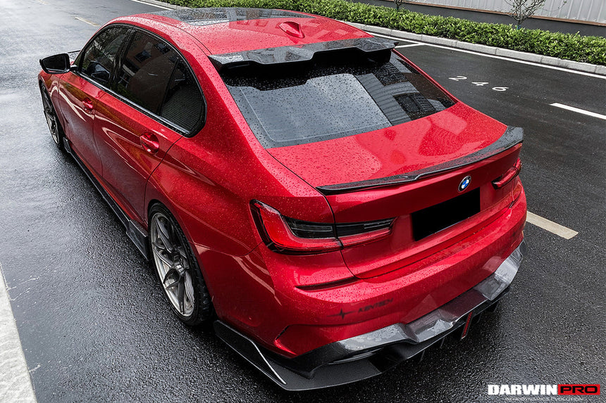 2019-2023 BMW 3 Series G20/G28 BKSS Style Carbon Fiber Rear Diffuser