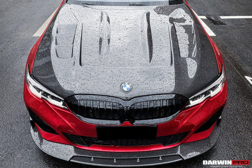 2019-2023 BMW 3 Series G20/G28 BKSS Style Carbon Fiber Front Lip