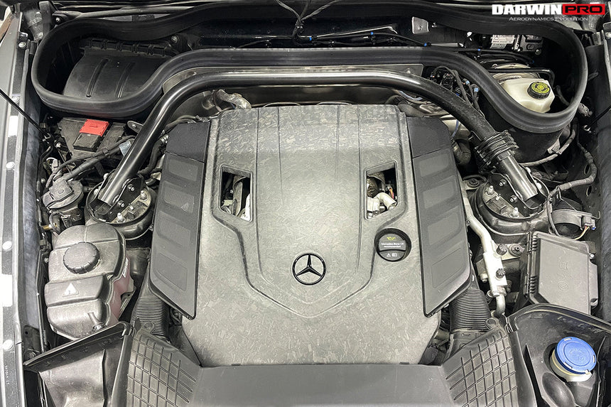2019-2023 Mercedes Benz W464 G500/G550 G-Class G Wagon Dry Carbon Fiber Engine Cover