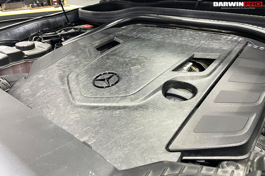 2019-2023 Mercedes Benz W464 G500/G550 G-Class G Wagon Dry Carbon Fiber Engine Cover