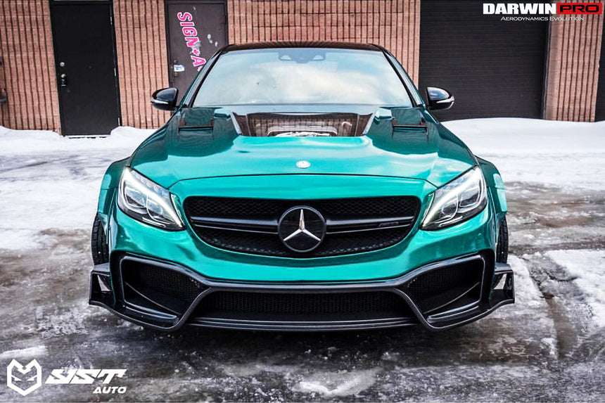2015-2021 Mercedes Benz W205 C63/S AMG IMP Performance Partial Carbon Fiber Hood