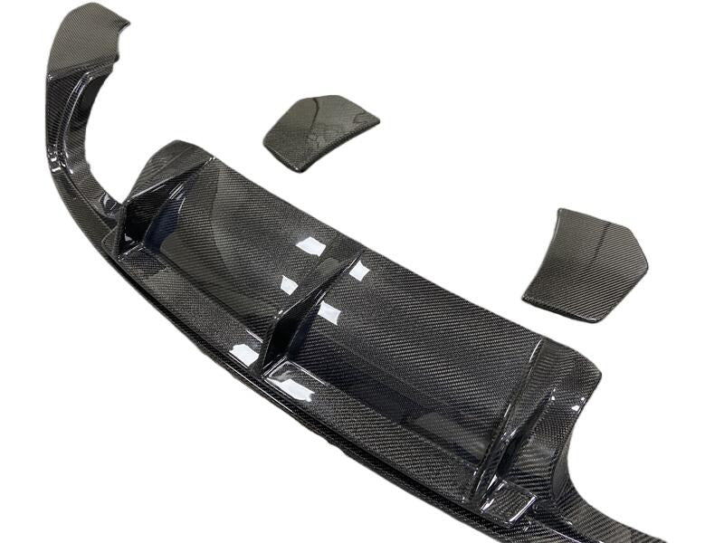Audi TTS / TTRS MK3 8S 2016-19 AS Style Carbon Fiber Rear Diffuser With Winglets
