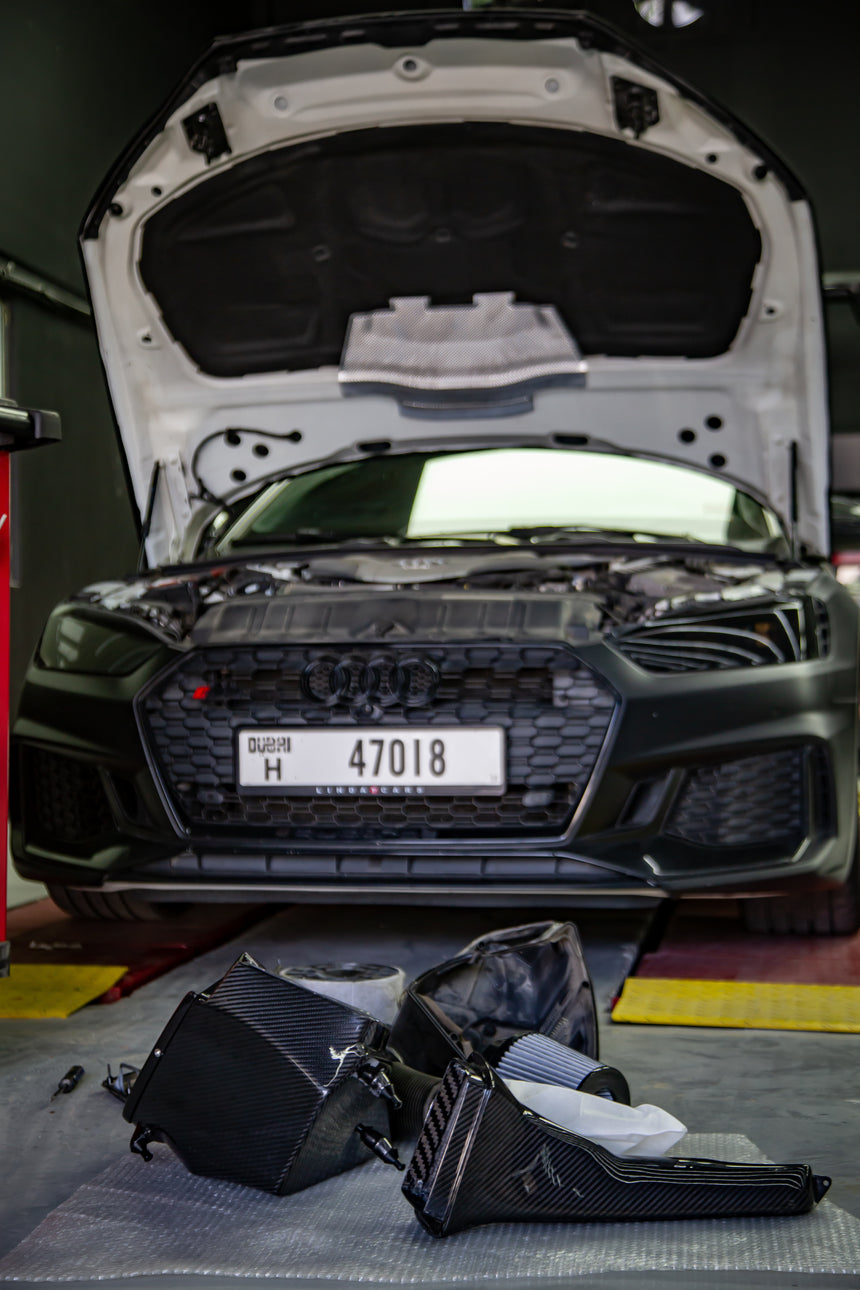 AUDI S4,S5,RS4,RS5 B9 Airspeed Brand 100% Dry Carbon Fiber Cold Air Intake System