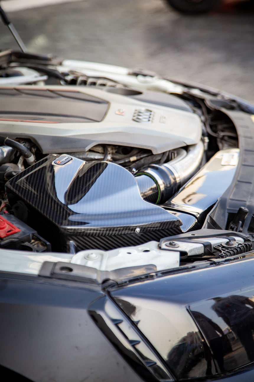 AUDI S4,S5,RS4,RS5 B9 Airspeed Brand 100% Dry Carbon Fiber Cold Air Intake System
