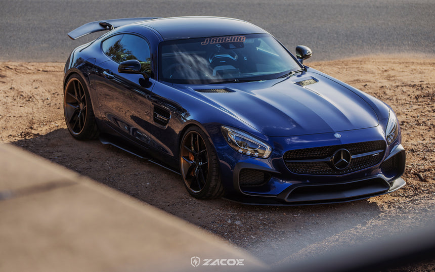 Mercedes-Benz AMG GT/GTS Dry Carbon Fiber Front Lip - Zacoe
